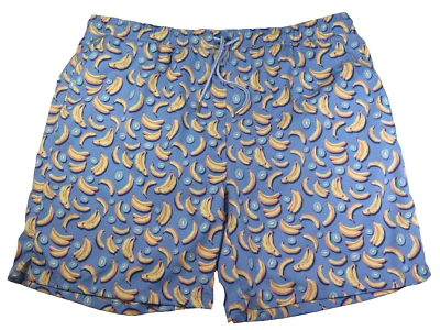 Peter Millar Seaside Collection Swimwear Bananas Swim Trunks XXL 2XL NWOT NEW - Image 1 of 4