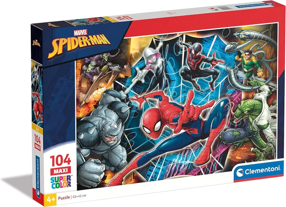 15435 Puzzle Maxi 104 Spider Manclementoni