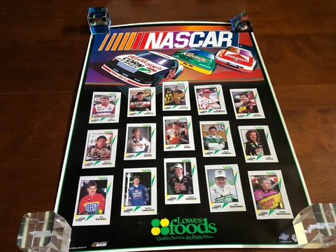 Lowes Foods Poster-J. Gordon-B. Elliott-D. Waltrip; 18 x 24-EC Cover