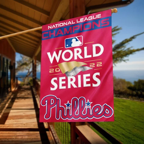 Philadelphia Phillies 2022 Finals Baseball Champs House Garden Flag Home Decor Cover