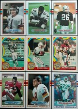1989 Topps NFL Official Football Trading Cards (1-393) Pick Your Card