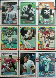 1989 Topps NFL Official Football Trading Cards (1-393) Pick Your Card