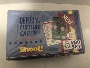 1990-91 Pro Set Boîte à Cartes Officielles Soccer - 48 Packs - Scellée Usine - Photo 1/1