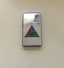 VTG 1968 Zippo Chrome Lighter The Associates Gulf Oil Advertising AS IS 1960s 