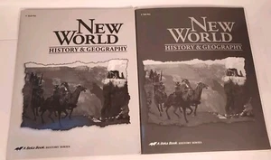ABeka New World History & Geography Test and Quiz Keys Grade 6 - Foto 1 di 3