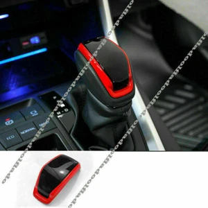 For 2019-2023 Toyota RAV4 ABS Black+Red Inner Gear Shift Knob Shifter Cover Trim - Picture 1 of 6