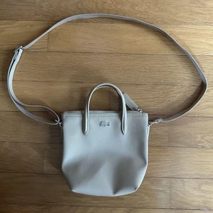 LACOSTE Women Bag Beige Mini Tote Shoulder Limited Edition VHTF Popular Products - Picture 1 of 3