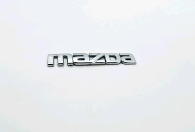 2004-2013 MAZDA 3 MAZDA3 LETRA TRASEIRA SÍMBOLO EMBLEMA CROMADO LOGOTIPO EMBLEMA FABRICANTE DE EQUIPAMENTO ORIGINAL - Imagem 1 de 3
