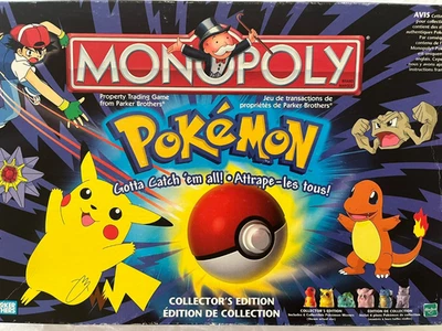 Hasbro Pokemon Collector's Edition Monopoly Board Game - near complete - Image 1 of 4