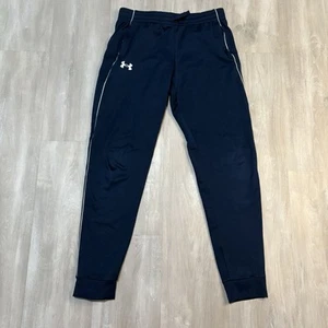 Boy's Under Armour Loose Fit Navy Sweat Pants Joggers, Size Youth Large, EUC - Picture 1 of 7