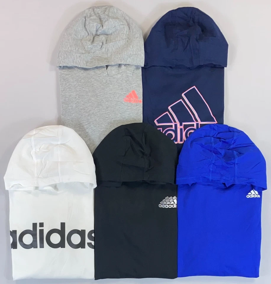 NEW Boy's Youth Adidas Long Sleeve Hooded T-Shirt - Image 1 of 1