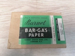 Bar-Gas Barnet Gaslight Papier Schnappschuss 100 Blatt 6,5cm-9,5cm - verpackt  - Bild 1 von 6