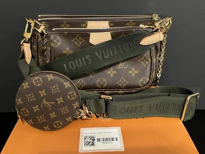 *NUEVO* Louis Vuitton Multi Pochette Accesorios M44813 Caqui Foto 1 de 4