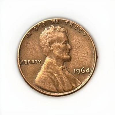1964 Lincoln Rare Penny Misprint Error, Liberty “L” On Rim — Uncertified - Image 1 of 3
