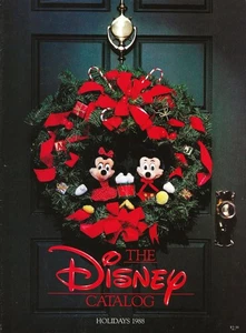 THE DISNEY CATALOG-HOLIDAY 1988-CHRISTMAS-MICKEY MOUSE CLUB-TOON TOWN-MORE - Picture 1 of 2