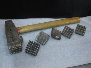 Martillo de cantero acero forjado martillo estructural con diferentes accesorios escultor - Imagen 1 de 4