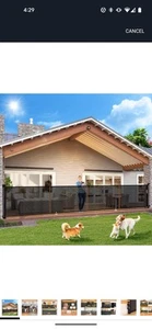 Pet Indoor Outdoor Retractable Gate New 180"*42" - Picture 1 of 9