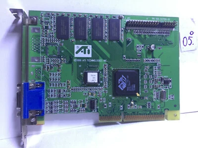 ATI Rage LT PRO 109-55700-01 8MB AGP VGA DSUB 1999 Vintage PC TESTED OK !!! - Image 1 of 4