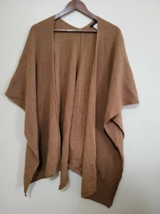 J. Jill Poncho Sweater Cable Ribbed Soft Cotton Blend One Size NEW! - Picture 1 of 5