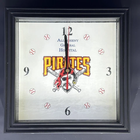 Pittsburgh Pirates Black Allegheny General Hospital SGA Clock Cover
