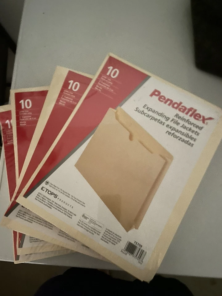 Pendaflex Reinforced Expanding File Folders - 10 Per Pkg, 4 Pkgs - Image 1 of 1