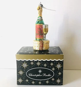 Vintage Christopher Radko Glass Christmas Ornament Our First Christmas NOS 2008 - Bild 1 von 11