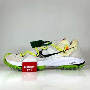 Off White Wmns Air Zoom Terra Kiger 5 Athlete White - Size 16.5W/15M CD8179 100 - Picture 1 of 3