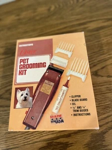 Vintage Oster Pet Grooming Kit Clippers Adjustable Tested & Working - Picture 1 of 5