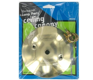 Electracraft 36-220 Brass 5" Ceiling Canopy, New - Picture 1 of 1
