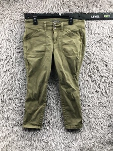 Pantalones al tobillo ajustados Torrid talla 12 para mujer tiro medio verde - Imagen 1 de 11