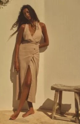 Vestido envolvente anthropologie talla pequeña Foto 1 de 4