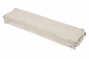 Cojín 60x15x10 Lino Lino Funda Alforfón Relleno Yoga Meditación Pranayama B - Imagen 1 de 2