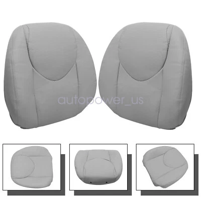 New For Toyota RAV4 2006-2012 Both Side Top Perforated Leather Seat Cover Gray - Изображение 1 из 4