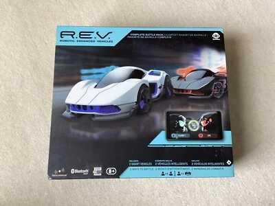 WowWee R.E.V. REV Vehículos Robóticos Mejorados Paquete Completo de Batalla 2 Coches Nuevos Foto 1 de 4