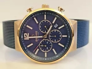 Obaku Chronograph watch V180GCVLML BNIB rrp £179 - Picture 1 of 10