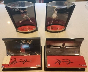 AUTOGRAPHED MICHAEL JORDAN GAME USED UNITED CENTER FLOOR PIECE UDA COMPLETE SET! - Picture 1 of 24