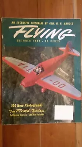 #17 Flying Magazine October 1947, Good condition! - Foto 1 di 12