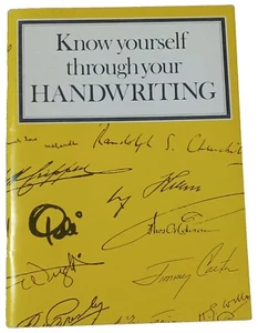 KNOW YOURSELF THROUGH YOUR HANDWRITING BY JANE PATERSON 1978- Vintage/Original - Picture 1 of 15