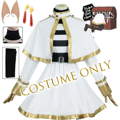 Vestido fantasia cosplay Halloween anime Frieren Beyond Journey's End Frieren - Imagem 1 de 4