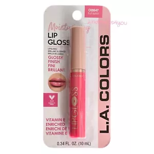 LA COLORS * FRUIT PUNCH * C68647 MOISTURIZING LIP GLOSS SHIMMER GLOSSY FINISH - Picture 1 of 2