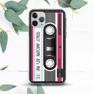 Mixtape Vintage Audio Kassette 80er Jahre Hülle für iPhone X SE 11 12 13 14 15 Pro Max - Bild 1 von 1