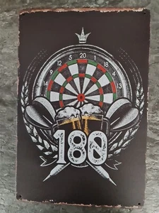 Retro Dart 180 Blechschild - Picture 1 of 1