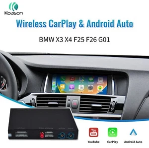 Koason Wireless Carplay Android Auto Retrofit Upgrade Für BMW X3 F25 X4 F26 NBT - Bild 1 von 8