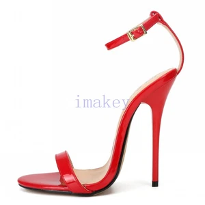 Women's High Heels Stiletto Sandals Open Toe Ankle Strappy Summer Casual Shoes