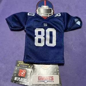 Mini camiseta de juguete Burger King NFL 2007 - New York Giant’s #80 - nueva en paquete - Imagen 1 de 3