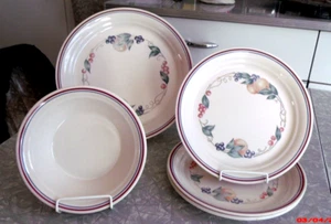 Corelle 6 STCK. DESSGESCHIRR SET im BELIEBTEN SANDSTEINMUSTER ""ABUNDANCE - Bild 1 von 7