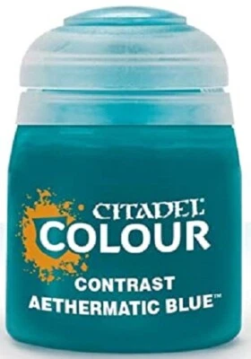 GAMES WORKSHOP Citadel Colori Warhammer 40.000 Age Of Sigmar Contrast 29-41 Aethermatic Blue