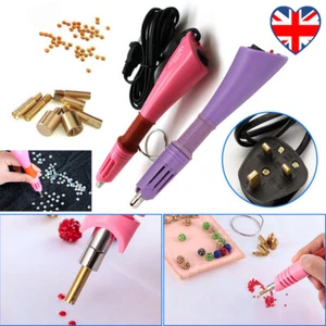 HotFix Iron-on Applicator Wand Heat Gun For Rhinestone Crystal Gem Tool + 7 Tips - Picture 1 of 14