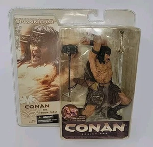 Figura de acción Conan the Indomitable Series One 2004 McFarlane Toys Spawn nueva en caja - Imagen 1 de 24
