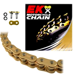 EK 530ZVX3 Gold Ultra High Performance NX-Ring Motorcycle Chain - 112 Links - Picture 1 of 3